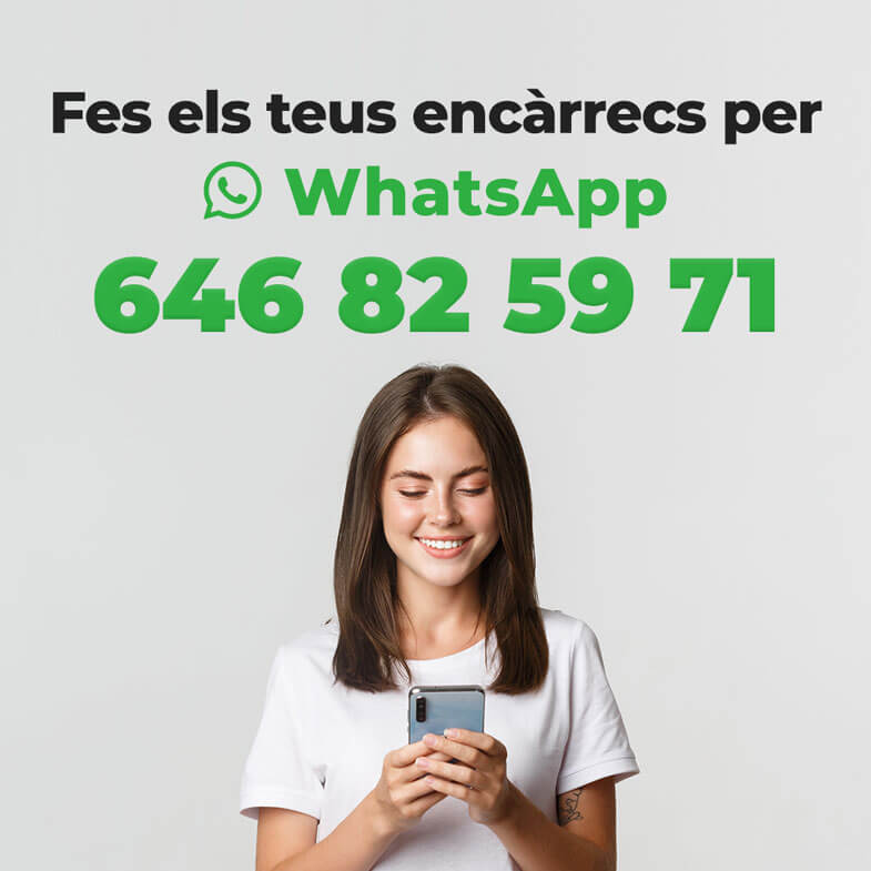 Fes els teus encàrrecs per WhatsApp